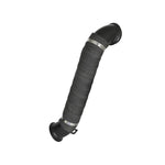 aFe Power ATLAS 3-inch black steel turbo down-pipe with thermal header wrap and CNC machined V-band flanges