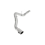 aFe ATLAS 5-inch aluminized steel DPF-back exhaust system with 7-inch polished stainless steel clamp-on tip