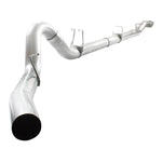 aFe Atlas Exhaust 4in DPF-Back Exhaust Aluminized Steel Polished Tip 11-14 ford Diesel Truck V8-6.7L
