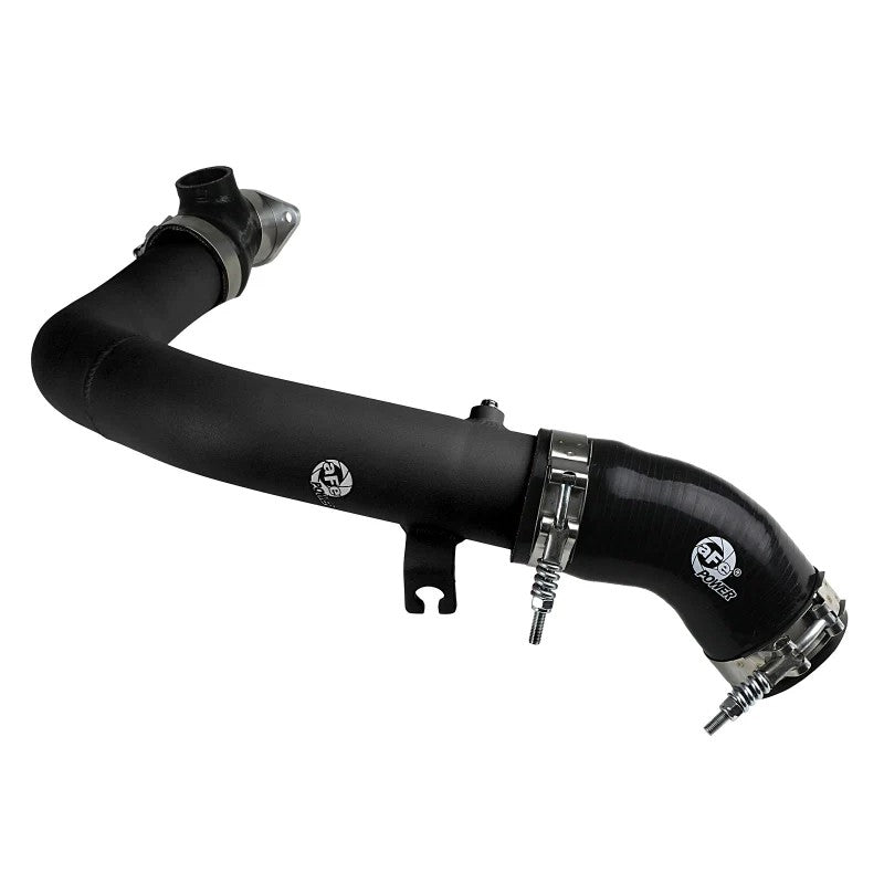 aFe BladeRunner 2.5 inch wrinkle black aluminum hot side charge pipe for 2015-2021 Subaru WRX 2.0T