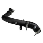 aFe BladeRunner 2.5 inch wrinkle black aluminum hot side charge pipe for 2015-2021 Subaru WRX 2.0T