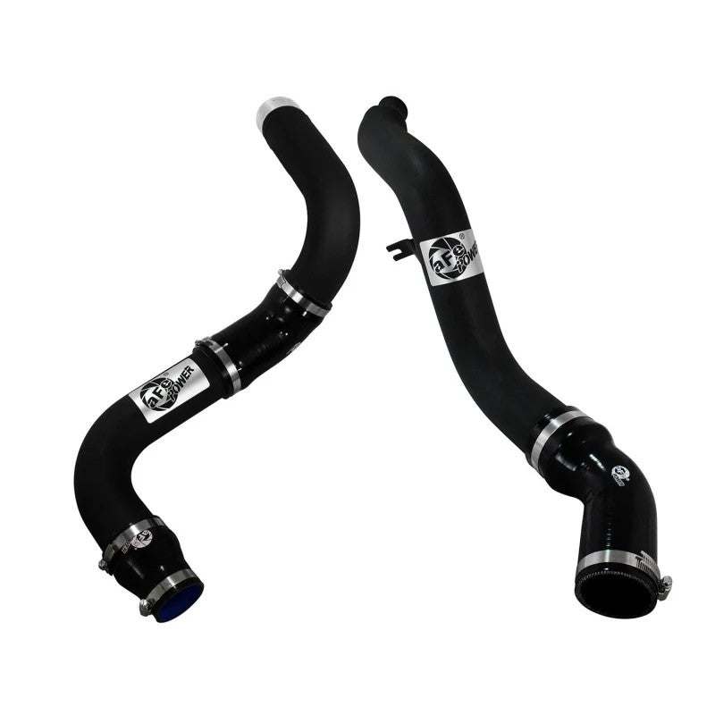 aFe Power BladeRunner black powder-coated 3-inch aluminum intercooler hot and cold side pipes for 2014-2015 Ram 1500 3.0L