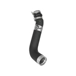aFe Power BladeRunner wrinkle-black 3.5-inch aluminum cold side intercooler tube with silicone couplings and T-bolt clamps