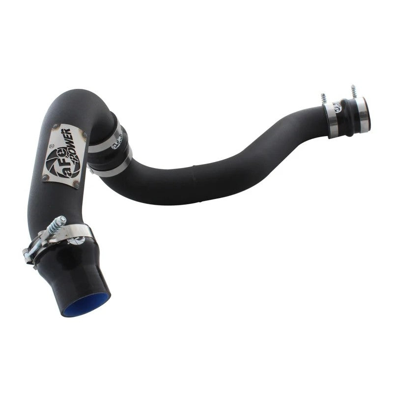 aFe Power BladeRunner 3-inch stainless steel intercooler tube with black silicone couplings and T-bolt clamps