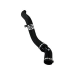 aFe BladeRunner 3-inch black powder-coated hot side intercooler tube with heavy-duty couplings and T-bolt clamps