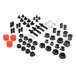 aFe Control PFADT Series black poly control arm bushing set with anodized aluminum sleeves for C5/C6 Corvette.