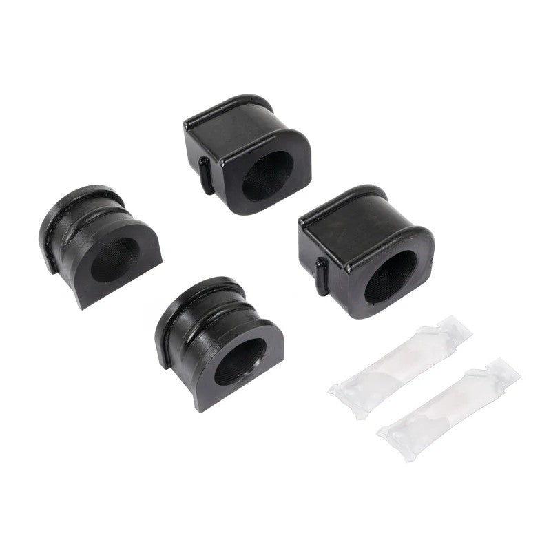 Four yellow polyurethane sway bar bushings (35mm and 29mm) with two grease packets for aFe CONTROL service kit.