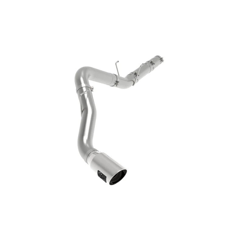 aFe POWER Large Bore-HD 5 inch 409 stainless steel DPF-back exhaust system with 7 inch polished tip for Ram 2500/3500