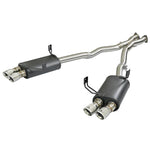 aFe MACH Force-Xp 304 stainless steel cat-back exhaust with quad polished tips for 2006-2008 BMW Z4 M.