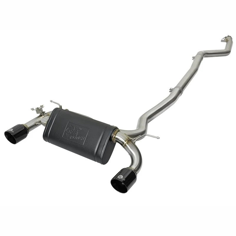 aFe MACH Force-Xp 304SS Cat-Back Exhaust for 2016-2020 BMW 340i/440i (F3x) (L6-3.0L) Black Tips