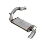 aFe POWER MACH Force-Xp Hi-Tuck 3-inch 409 stainless steel axle-back exhaust system for Jeep Wrangler JL.