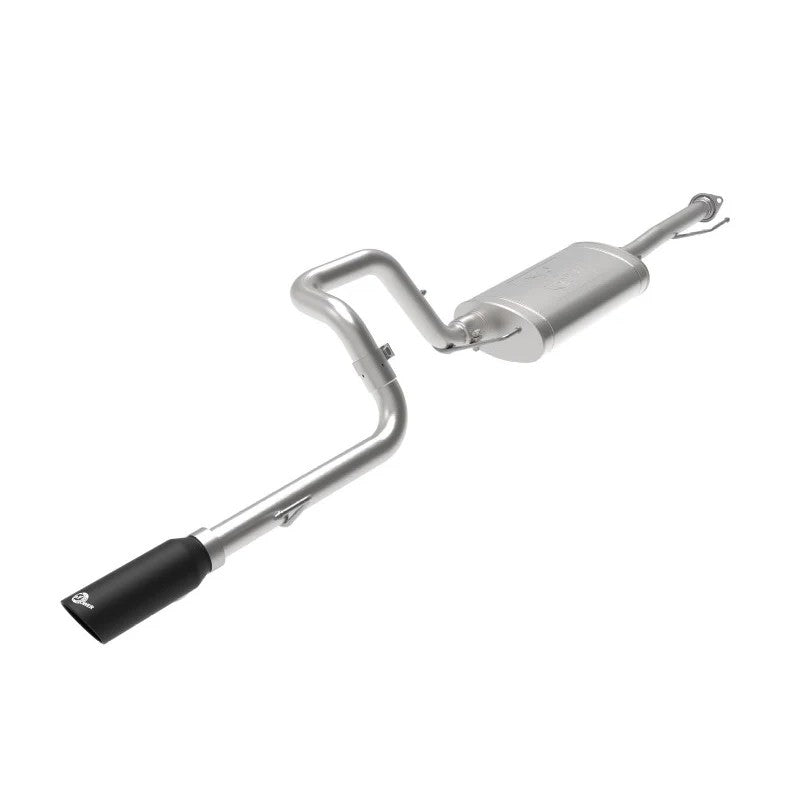 aFe POWER MACH Force-XP 304 stainless steel cat-back exhaust with 22 inch muffler and black resonated tip for Toyota 4Runner