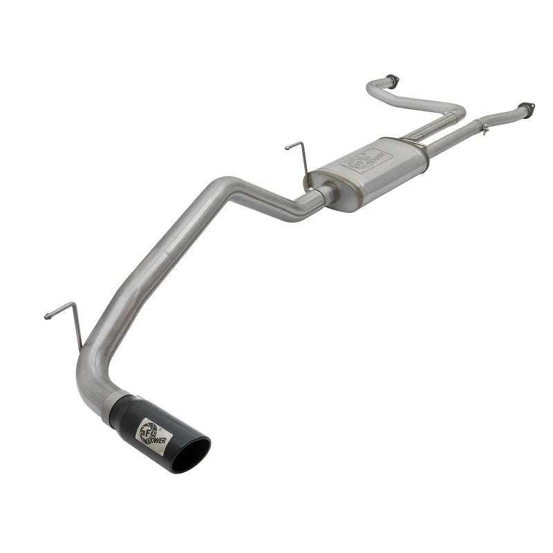 aFe Power MACHForce XP Cat-Back exhaust system with 409 stainless steel tubing and a 4.5-inch black tip