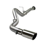 aFe MACHForce XP 4-inch 409 stainless steel DPF-back exhaust system with polished intercooled tip