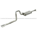 aFe Power MachFORCE XP cat-back exhaust with polished oval tip and 409 stainless steel tubing for Lexus GX470.