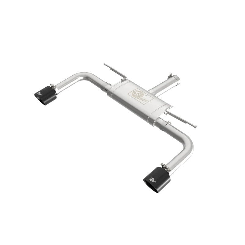 aFe MACH Force-XP 304 stainless steel axle-back exhaust with dual 4.5-inch black tips for 2021-2024 BMW 228i Gran Coupe