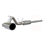 aFe MACH Force XP 4-inch stainless steel cat-back exhaust system with polished tip and 24-inch muffler.