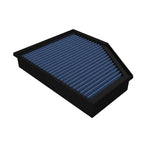 aFe Power Magnum FLOW Pro 5R performance air filter with blue 5-layer oiled cotton media and black polyurethane frame