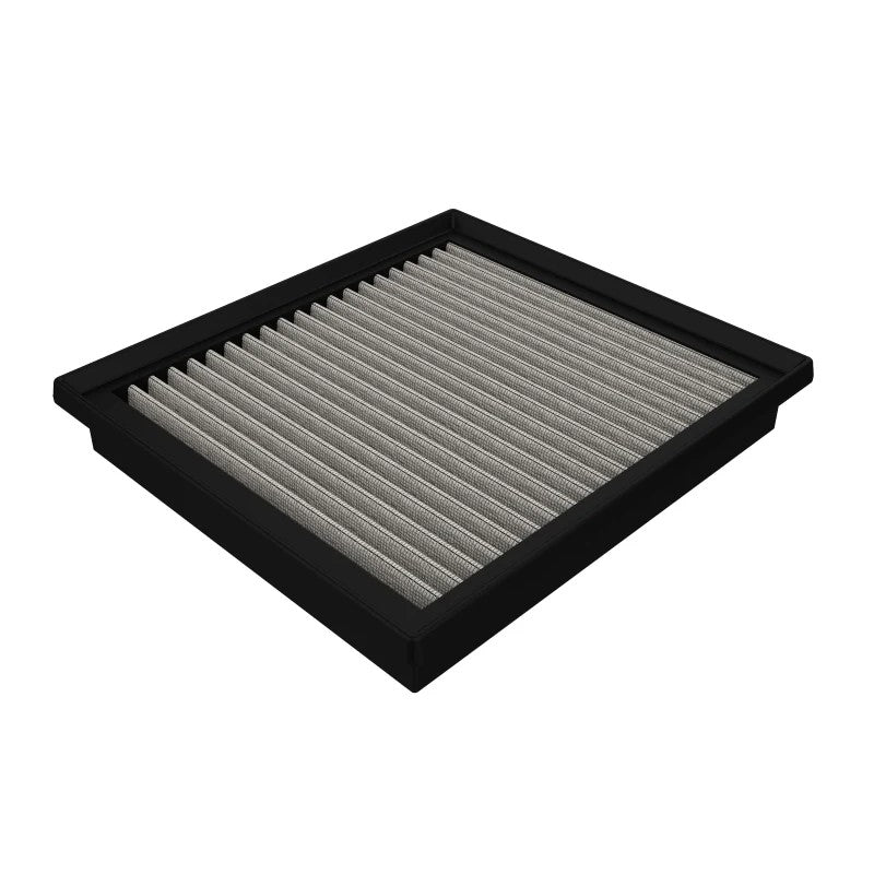 aFe Power Magnum FLOW Pro DRY S air filter with blue synthetic media and black polyurethane frame for Subaru models.