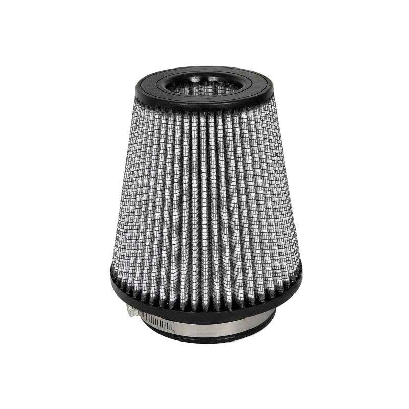 aFe Magnum FLOW Pro Dry S conical replacement air filter with blue synthetic media and black polyurethane base