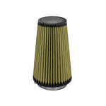 aFe Magnum FLOW Pro GUARD7 universal cone air filter with black urethane flange and 7-layer oiled media.