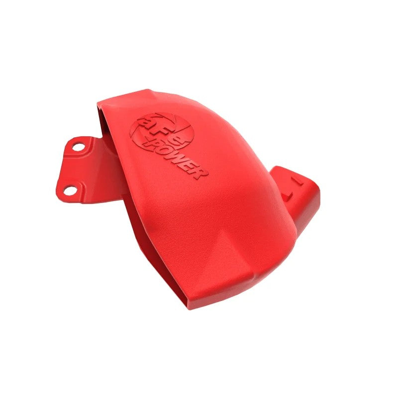 Red aFe POWER Magnum FORCE Dynamic Air Scoop for 2019-2023 Ford Ranger intake systems