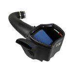 aFe Power Stage-2 cold air intake with black XLPE housing and conical Pro 5R oiled filter