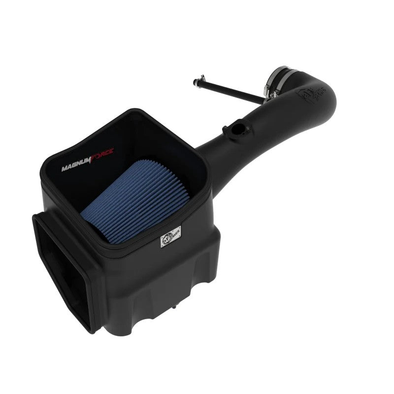 aFe Magnum FORCE Stage-2 Cold Air Intake with Pro 5R blue filter and black open-element XLPE housing