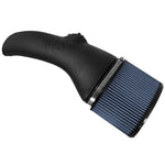 aFe Power Magnum FORCE Stage-2 intake with black roto-mold tube and blue Pro 5R conical air filter for BMW N55 engines