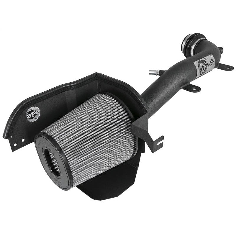 aFe Power Magnum FORCE Stage-2 XP cold air intake with brushed aluminum tube and Pro DRY S oil-free air filter