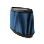 aFe Power Magnum FLOW Pro 5R oiled performance air filter 24-90061 with blue media and black polyurethane frame.