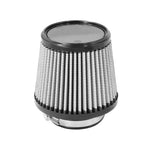 aFe Power MagnumFLOW Pro DRY S conical air filter with 3.5 inch flange and blue synthetic media