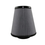 aFe Power MagnumFLOW Pro DRY S oil-free conical air filter with 4-3/8 inch flange and polyurethane base