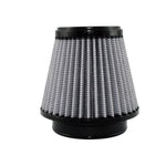 aFe Power MagnumFLOW Pro DRY S conical air filter with 4-inch flange and black polyurethane top.