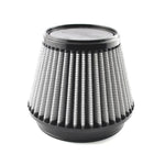 aFe Power MagnumFLOW Pro DRY S conical air filter with oil-free synthetic media and 5.5-inch flange.