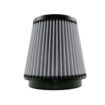 aFe MagnumFLOW Pro DRY S conical air filter with 6-inch flange and white synthetic media