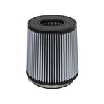 aFe MagnumFLOW Pro DRY S oil-free conical air filter with black polyurethane flange and inverted top