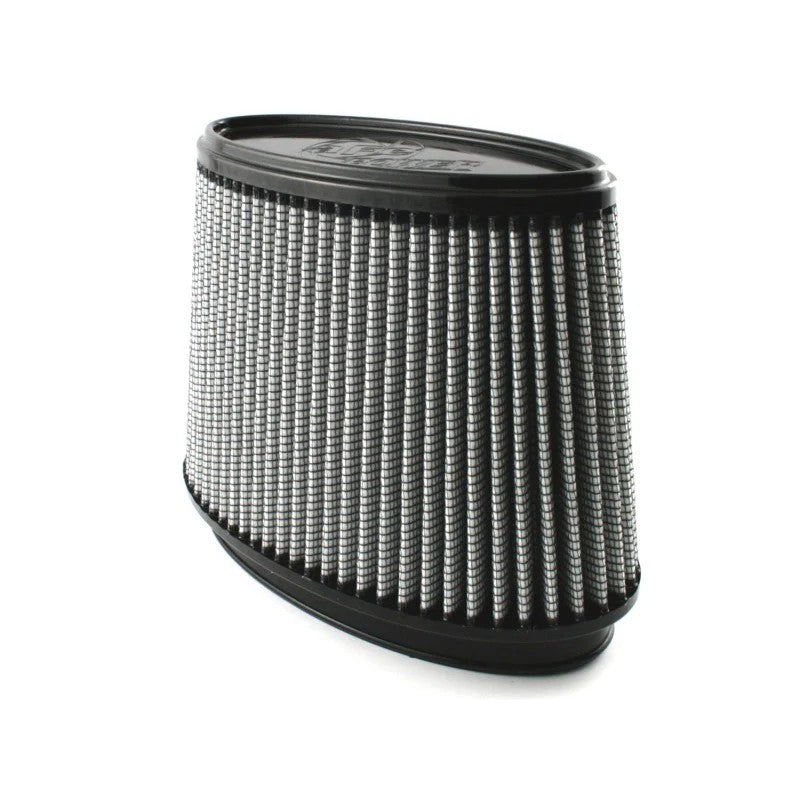 aFe Power MagnumFLOW Pro DRY S oval conical air filter with polyurethane flange and three-layer synthetic media