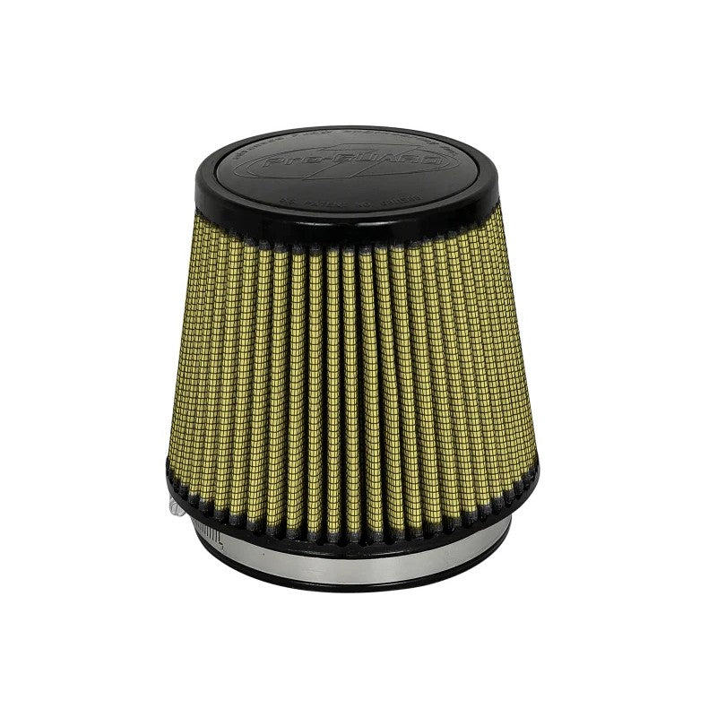 aFe MagnumFLOW Pro GUARD7 conical air filter with 5.5-inch flange and 7-layer oiled media.