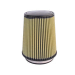aFe Power MagnumFLOW Pro GUARD7 conical performance air filter with blue oiled media and black polyurethane top