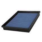aFe Power MagnumFLOW Pro 5R oiled performance air filter with blue cotton media and black polyurethane frame.