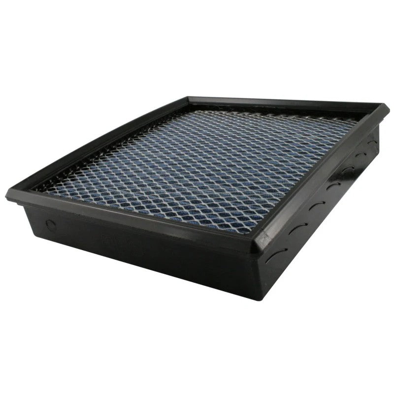 aFe Power MagnumFLOW OER Pro 5R oiled cotton gauze air filter with blue media and black polyurethane frame.