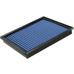 aFe Magnum FLOW OER Pro 5R performance air filter with blue oiled cotton gauze and black polyurethane frame