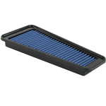 aFe MagnumFLOW OER Pro 5R oiled cotton gauze air filter with black polyurethane frame and rounded pleats.