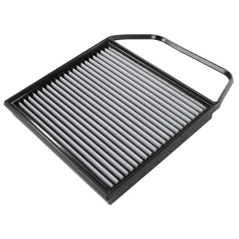 aFe Power MagnumFLOW Pro DRY S oil-free replacement air filter with blue synthetic media and black urethane frame.