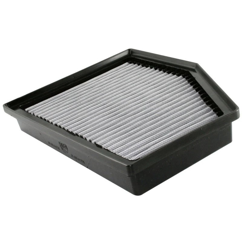 aFe MagnumFLOW OER Pro DRY S replacement air filter featuring blue synthetic media and a black polyurethane frame.