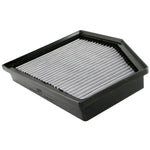 aFe MagnumFLOW OER Pro DRY S replacement air filter featuring blue synthetic media and a black polyurethane frame.