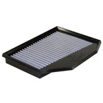 aFe Power MagnumFLOW Pro DRY S replacement air filter with blue synthetic media and black polyurethane frame.