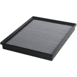 aFe MagnumFLOW Pro DRY S air filter for BMW X5 with blue synthetic media and black polyurethane frame