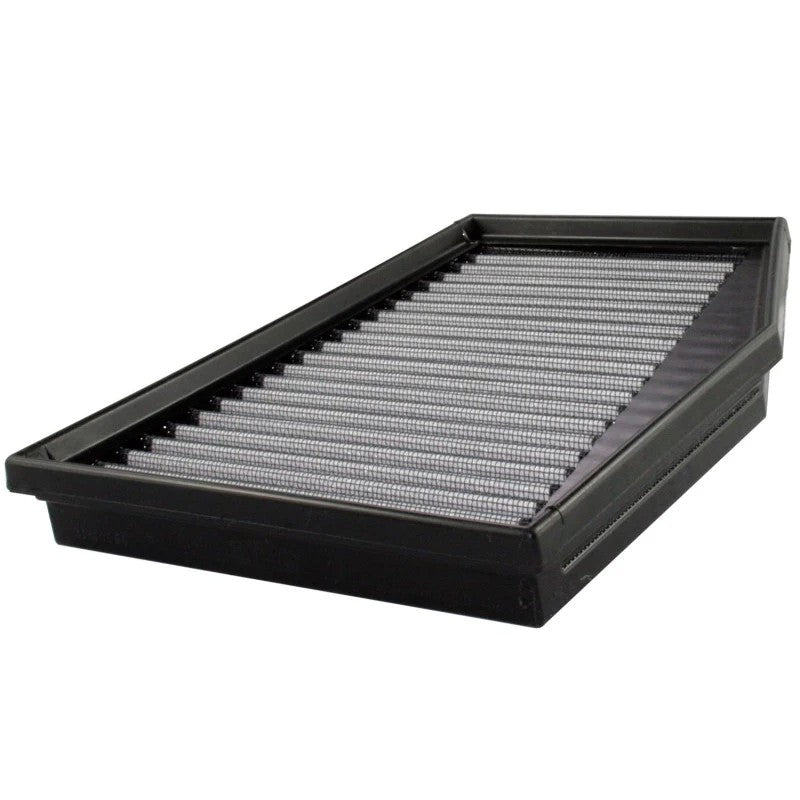 aFe MagnumFLOW Pro DRY S air filter with blue synthetic media and black polyurethane frame for 1997-2004 Porsche Boxster